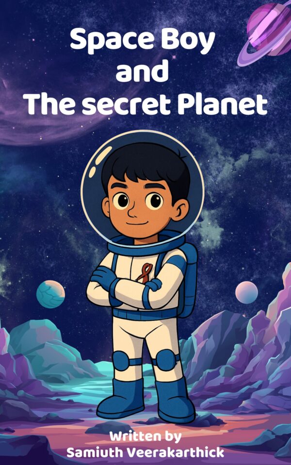 front image Space Boy and The Secret Planet (Hardcover)